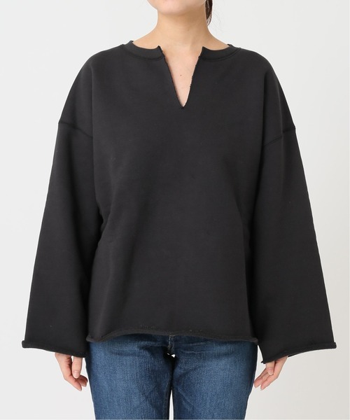 FRAMeWORK（フレームワーク）の「裏毛キーネックプルオーバー