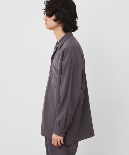 JUNRED(ジュンレッド)の「スムースタッチドルマンシャツ(シャツ/ブラウス・メンズ・ブルー系その他6/ブラウン/ベージュ/ブラウン系その他2/ブラック・S/M/L)」の10枚目の写真