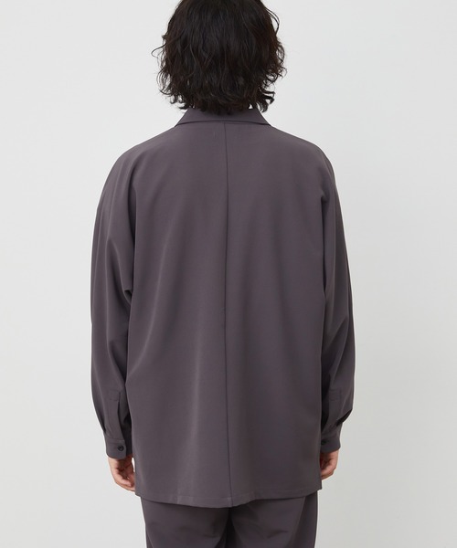 JUNRED(ジュンレッド)の「スムースタッチドルマンシャツ(シャツ/ブラウス・メンズ・ブルー系その他6/ブラウン/ベージュ/ブラウン系その他2/ブラック・S/M/L)」の11枚目の写真