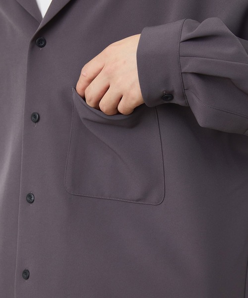 JUNRED(ジュンレッド)の「スムースタッチドルマンシャツ(シャツ/ブラウス・メンズ・ブルー系その他6/ブラウン/ベージュ/ブラウン系その他2/ブラック・S/M/L)」の16枚目の写真