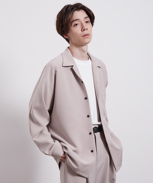 JUNRED(ジュンレッド)の「スムースタッチドルマンシャツ(シャツ/ブラウス・メンズ・ブルー系その他6/ブラウン/ベージュ/ブラウン系その他2/ブラック・S/M/L)」の19枚目の写真