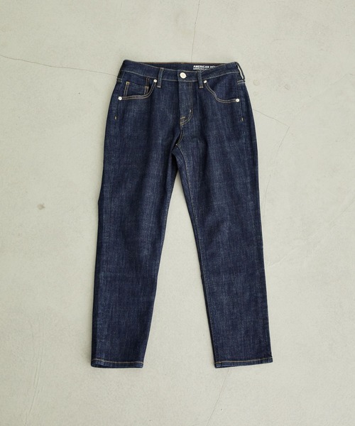AMERICAN HOLIC(アメリカンホリック)の「テーパードデニム(-3cm)(デニムパンツ・レディース・ワンウォッシュ・XX-SMALL/X-SMALL/SMALL/MEDIUM/LARGE)」の2枚目の写真
