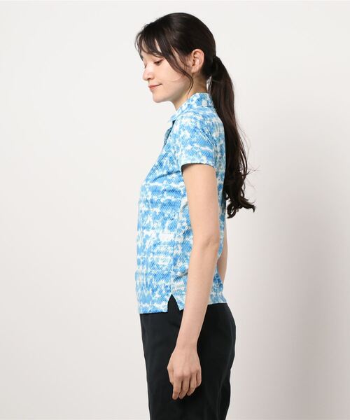 新品　ZOY ゾーイ　タイダイプリント 半袖ポロシャツ ZOY（ゾーイ）の「《ZOY》WOMENS タイダイプリント 半袖