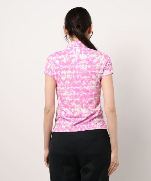 新品　ZOY ゾーイ　タイダイプリント 半袖ポロシャツ ZOY（ゾーイ）の「《ZOY》WOMENS タイダイプリント 半袖