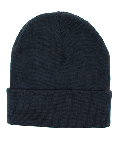 WEGO(ウィゴー)の「WEGO/SOLID BEANIE(ニットキャップ/ビーニー・メンズ・ブラック/グレー/ネイビー/ワイン・FREE)」の1枚目の写真