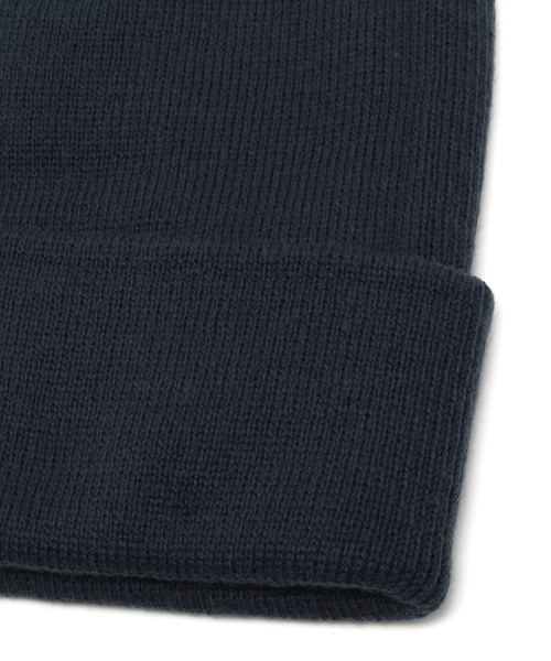 WEGO(ウィゴー)の「WEGO/SOLID BEANIE(ニットキャップ/ビーニー・メンズ・ブラック/グレー/ネイビー/ワイン・FREE)」の7枚目の写真