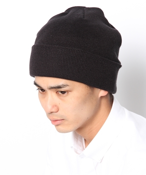 WEGO(ウィゴー)の「WEGO/SOLID BEANIE(ニットキャップ/ビーニー・メンズ・ブラック/グレー/ネイビー/ワイン・FREE)」の5枚目の写真