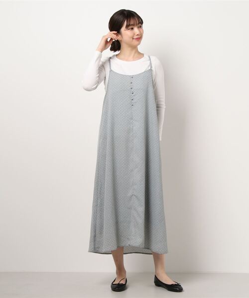 セール 変形ドット柄キャミワンピース ワンピース Ehka Sopo エヘカソポ のファッション通販 Zozotown