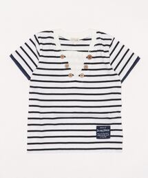 RAGMART | レイヤード風Tシャツ ボーダー ドット ヨット(Tシャツ/カットソー)