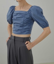 UNSPOKEN（アンスポクン）の「【UNSPOKEN】Gather puff sleeve tops UX20S643（Tシャツ/カットソー）」