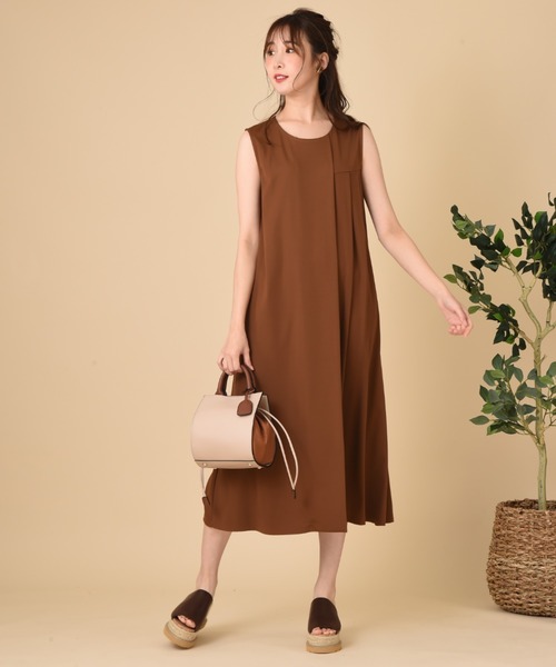 INTERPLANET(インタープラネット)の「ナイロン異素材BAG(ショルダーバッグ・レディース・グレー/ブラウン・フリー)」の9枚目の写真