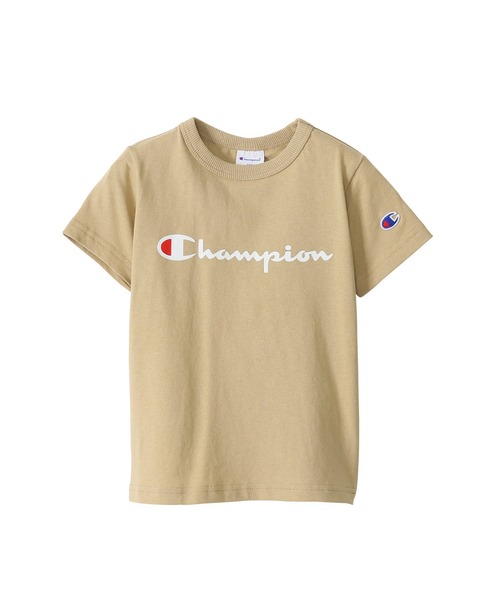 Champion(チャンピオン)の「【Champion/チャンピオン】キッズ ベーシック ショートスリーブTシャツ(Tシャツ/カットソー・キッズ・ブラック/オレンジ/ライトグリーン/オフホワイト/ネイビー/グレー/ベージュ/パープル/ターコイズブルー/イエロー/ライトパープル・140/150/130/100/160/110/120)」の4枚目の写真