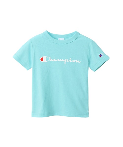 Champion(チャンピオン)の「【Champion/チャンピオン】キッズ ベーシック ショートスリーブTシャツ(Tシャツ/カットソー・キッズ・ブラック/オレンジ/ライトグリーン/オフホワイト/ネイビー/グレー/ベージュ/パープル/ターコイズブルー/イエロー/ライトパープル・140/150/130/100/160/110/120)」の7枚目の写真
