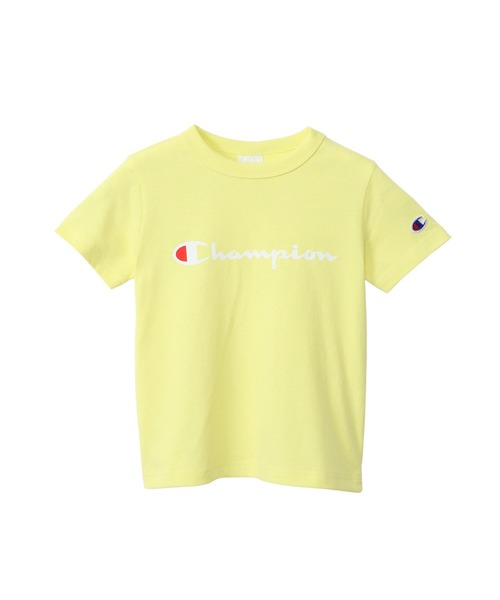 Champion(チャンピオン)の「【Champion/チャンピオン】キッズ ベーシック ショートスリーブTシャツ(Tシャツ/カットソー・キッズ・ブラック/オレンジ/ライトグリーン/オフホワイト/ネイビー/グレー/ベージュ/パープル/ターコイズブルー/イエロー/ライトパープル・140/150/130/100/160/110/120)」の10枚目の写真