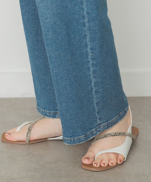 RODE SKO（ロデスコ）の「HELLE スネークコンビサンダル（サンダル・レディース・ホワイト/ブラック・36/37/38）」の11枚目の写真