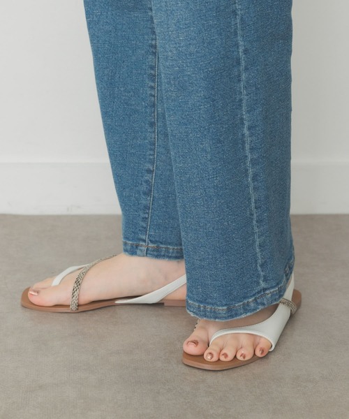 RODE SKO（ロデスコ）の「HELLE スネークコンビサンダル（サンダル・レディース・ホワイト/ブラック・36/37/38）」の8枚目の写真