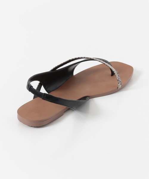 RODE SKO（ロデスコ）の「HELLE スネークコンビサンダル（サンダル・レディース・ホワイト/ブラック・36/37/38）」の22枚目の写真