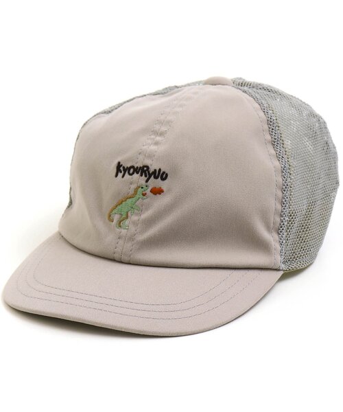 Ampersand(アンパサンド)の「ワンポイント刺繍キャップ(キャップ・キッズ・ピンク/グレー/オフホワイト/ブルー・50/54/58)」の3枚目の写真