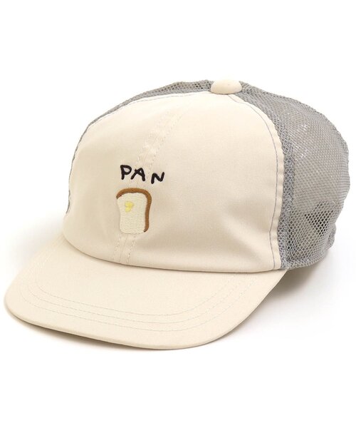 Ampersand(アンパサンド)の「ワンポイント刺繍キャップ(キャップ・キッズ・ピンク/グレー/オフホワイト/ブルー・50/54/58)」の2枚目の写真