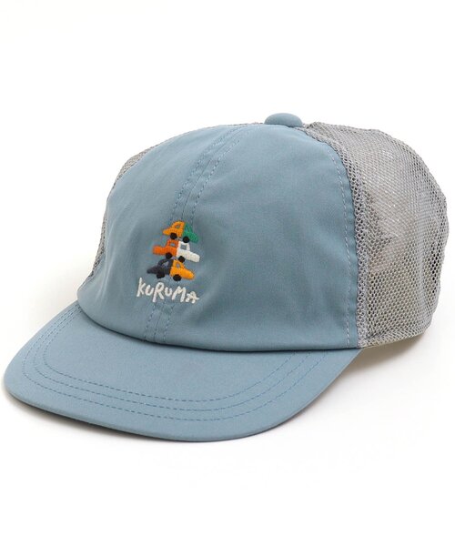 Ampersand(アンパサンド)の「ワンポイント刺繍キャップ(キャップ・キッズ・ピンク/グレー/オフホワイト/ブルー・50/54/58)」の1枚目の写真