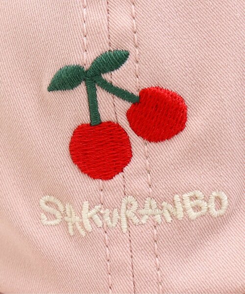Ampersand(アンパサンド)の「ワンポイント刺繍キャップ(キャップ・キッズ・ピンク/グレー/オフホワイト/ブルー・50/54/58)」の7枚目の写真