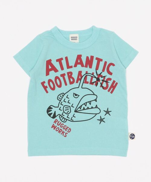 RUGGEDWORKS（ラゲッドワークス）の「【made in JAPAN】オーガニックコットン海の生き物プリント半袖TEE（Tシャツ/カットソー・キッズ・ライトグレー/ライトブルー/チャコール・120/140/130/110/100/90）」の12枚目の写真