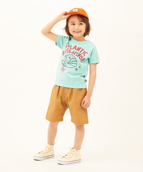 RUGGEDWORKS（ラゲッドワークス）の「【made in JAPAN】オーガニックコットン海の生き物プリント半袖TEE（Tシャツ/カットソー・キッズ・ライトグレー/ライトブルー/チャコール・120/140/130/110/100/90）」の5枚目の写真