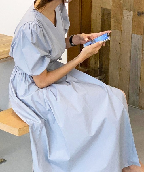 Abys アビス の ウエストマークパフスリーブワンピース ワンピース Wear