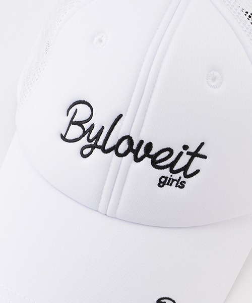by LOVEiT（バイラビット）の「ロゴ刺しゅうメッシュキャップ（キャップ・キッズ・ブラック/オフホワイト/ラベンダー・LARGE/MEDIUM）」の8枚目の写真