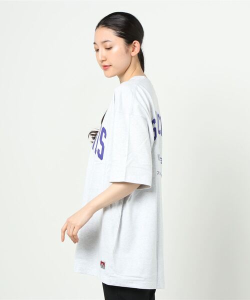 BEN DAVIS（ベンデイビス）の「BEN DAVIS/ベンデイビス ビッグシルエット カレッジ ロゴ Tシャツ（Tシャツ/カットソー・メンズ・ホワイト/アッシュグレー/ブラック/ネイビー・M/L）」の8枚目の写真