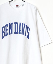 BEN DAVIS/ベンデイビス ビッグシルエット カレッジ ロゴ Tシャツ