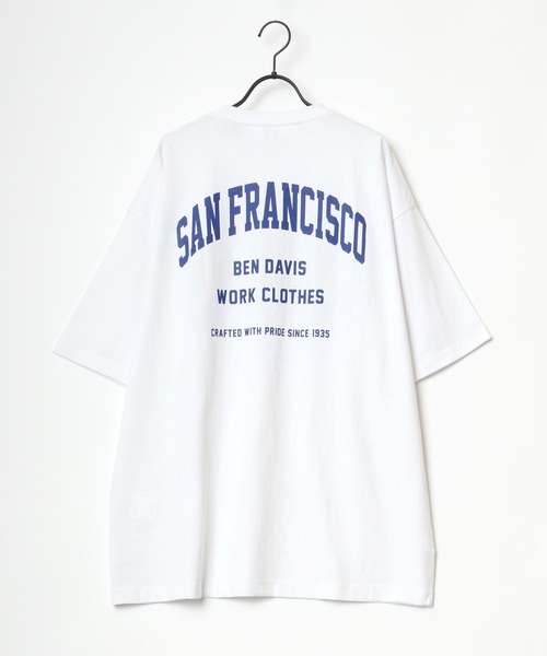 BEN DAVIS（ベンデイビス）の「BEN DAVIS/ベンデイビス ビッグシルエット カレッジ ロゴ Tシャツ（Tシャツ/カットソー・メンズ・ホワイト/アッシュグレー/ブラック/ネイビー・M/L）」の15枚目の写真