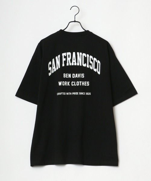 BEN DAVIS（ベンデイビス）の「BEN DAVIS/ベンデイビス ビッグシルエット カレッジ ロゴ Tシャツ（Tシャツ/カットソー・メンズ・ホワイト/アッシュグレー/ブラック/ネイビー・M/L）」の17枚目の写真