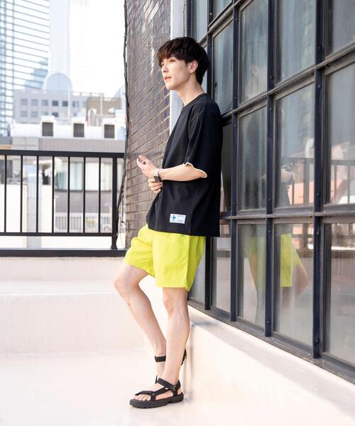 coen（コーエン）の「USAコットンフェイクレイヤードTシャツ（Tシャツ/カットソー・メンズ・ホワイト/グレー/ブラック/ベージュ・LARGE/X-LARGE/MEDIUM/SMALL）」の12枚目の写真