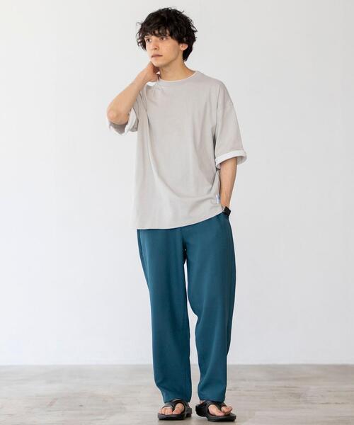 coen（コーエン）の「USAコットンフェイクレイヤードTシャツ（Tシャツ/カットソー・メンズ・ホワイト/グレー/ブラック/ベージュ・LARGE/X-LARGE/MEDIUM/SMALL）」の17枚目の写真