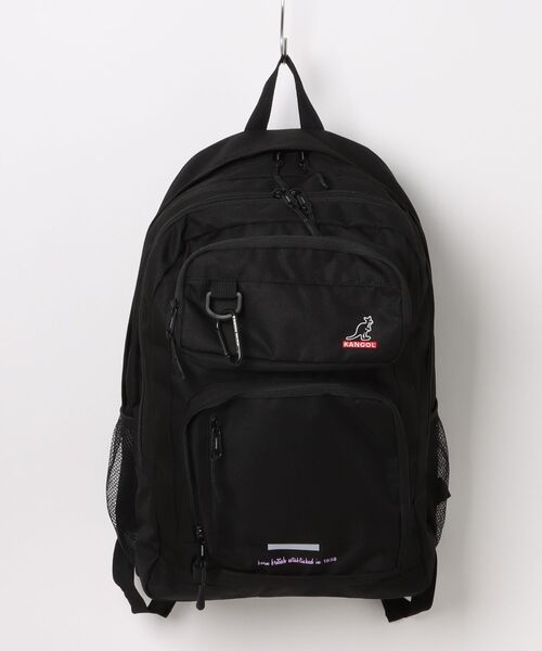 KANGOL(カンゴール)の「【KANGOL/カンゴール】 フロントポケット多機能リュック(バックパック/リュック・メンズ・ベージュ/グレー/ブラック/ブラック系その他・FREE)」の3枚目の写真