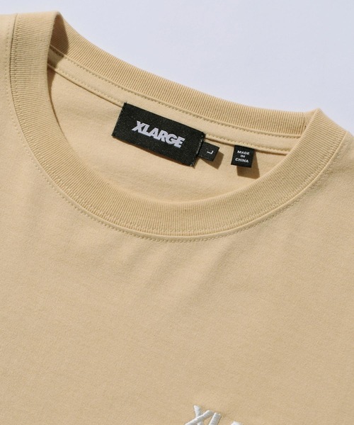 XLARGE（エクストララージ）の「SLANTED OG L/S POCKET TEE（Tシャツ/カットソー・メンズ・ホワイト/ブラック/ベージュ/パープル/ネイビー・S/M/L/XL）」の8枚目の写真