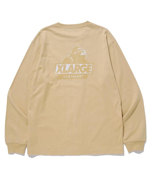 XLARGE（エクストララージ）の「SLANTED OG L/S POCKET TEE（Tシャツ/カットソー・メンズ・ホワイト/ブラック/ベージュ/パープル/ネイビー・S/M/L/XL）」の13枚目の写真