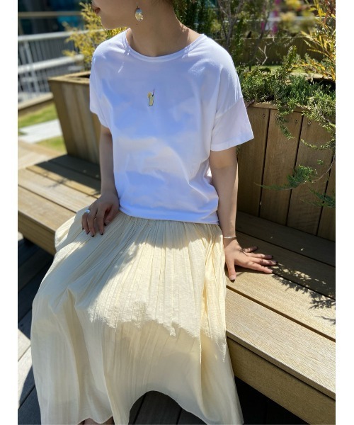 BEARDSLEY（ビアズリー）の「ゴムギャザースカート（スカート・レディース・イエロー/グリーン・FREE）」の16枚目の写真