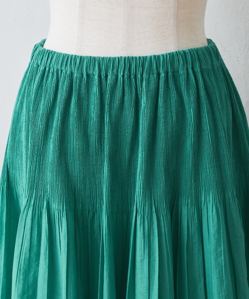 BEARDSLEY（ビアズリー）の「ゴムギャザースカート（スカート・レディース・イエロー/グリーン・FREE）」の18枚目の写真