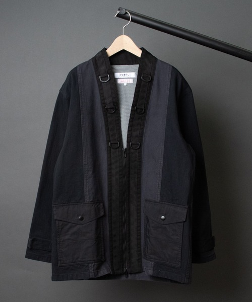 【 FDMTL / ファンダメンタル 】 MILITARY HAORI JACKET　ミリタリー羽織ジャケット