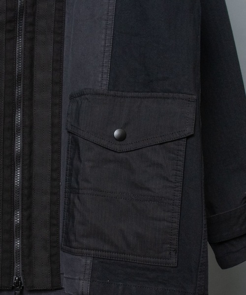 【 FDMTL / ファンダメンタル 】 MILITARY HAORI JACKET　ミリタリー羽織ジャケット