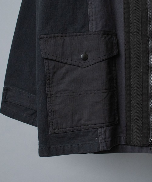 【 FDMTL / ファンダメンタル 】 MILITARY HAORI JACKET　ミリタリー羽織ジャケット
