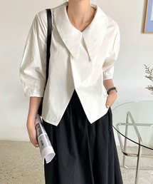 fd style | 【DS】クロスアシンメトリーショートコート(その他トップス)