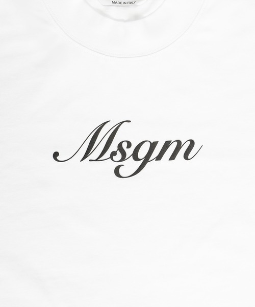 イタリックロゴtシャツワンピース チュニック Msgm Msgm エムエスジーエム のファッション