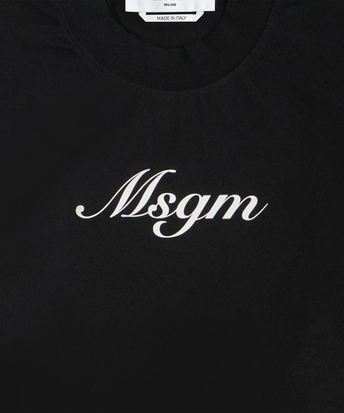 イタリックロゴtシャツワンピース チュニック Msgm Msgm エムエスジーエム のファッション