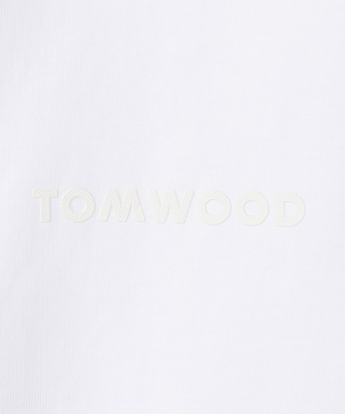TOM WOOD（トムウッド）の「TOM WOOD / Uネックカットソー（Tシャツ/カットソー・レディース・ホワイト・X-SMALL）」の3枚目の写真