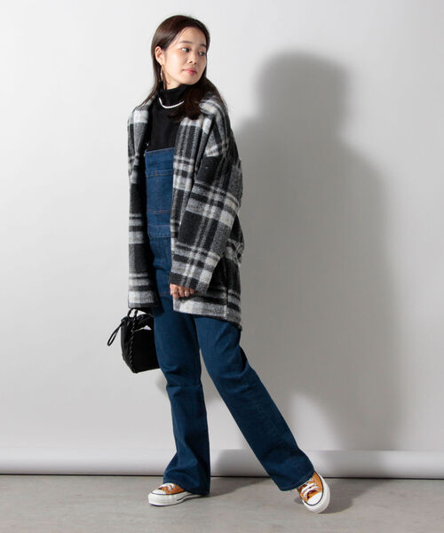 fredy repit(フレディレピ)の「デニムスリムサロペット(サロペット/オーバーオール・レディース・インディゴブルー/ブラック・36/38)」の9枚目の写真