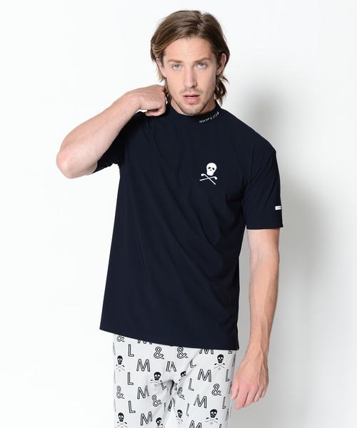 MARK&LONA - Jaded Mock Neck Top | モックネック | グレー