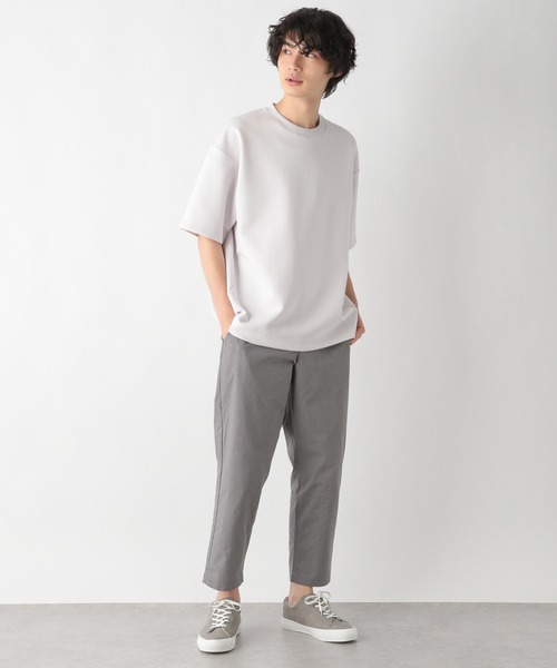 GLOBAL WORK（グローバルワーク）の「Air Cushion／クルー半袖/950857（スウェット・メンズ・チャコールグレー/ライトグレー/ライトグリーン/ライトブルー/アイボリー・SMALL/MEDIUM/X-LARGE/LARGE）」の8枚目の写真